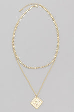 Load image into Gallery viewer, Chain Layered Square Choker Necklace
