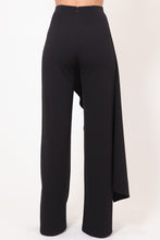 Load image into Gallery viewer, High Waist Dress Pant with Ruffle Overlap Detail
