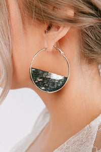 Gold/Black Hoop with Fur Detail
