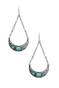 Beaded Tribal Arc Earring