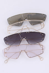 Studded Iconic Skinny Shades