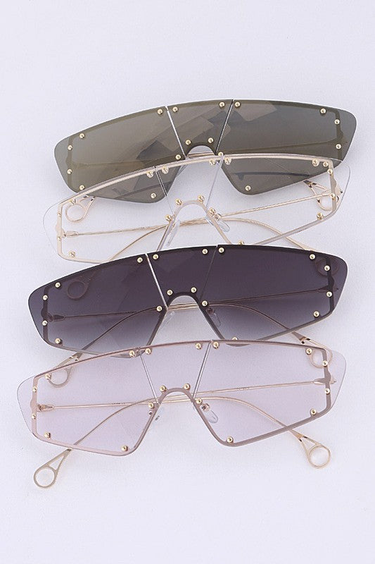 Studded Iconic Skinny Shades