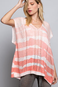 Open Back Thin Sweater with Tie