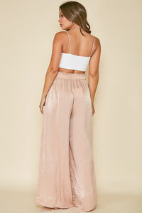 Satin Wide Leg Pants