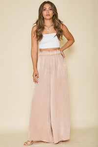 Satin Wide Leg Pants